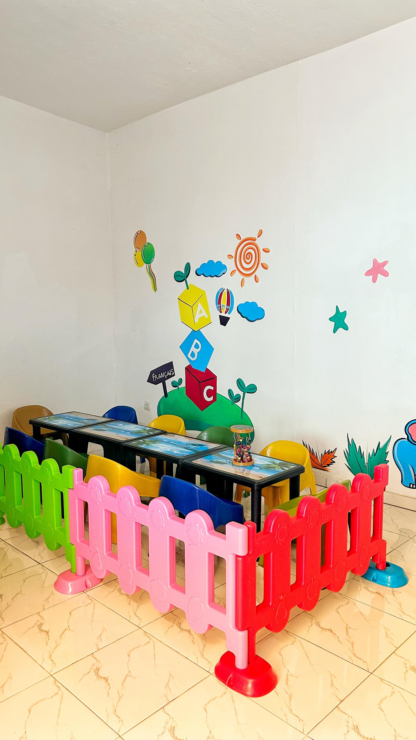 Salle d'éveil et stimulation sensorielle